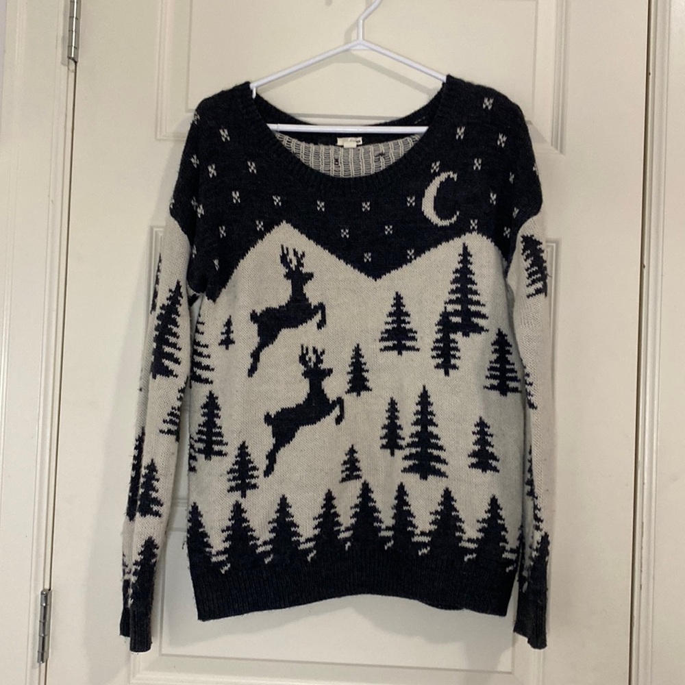 Christmas Sweater with Reindeer